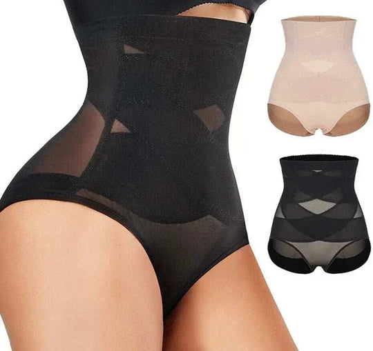 Shapewear for women high-waisted tummy control body shaper shorts in breathable fabric
