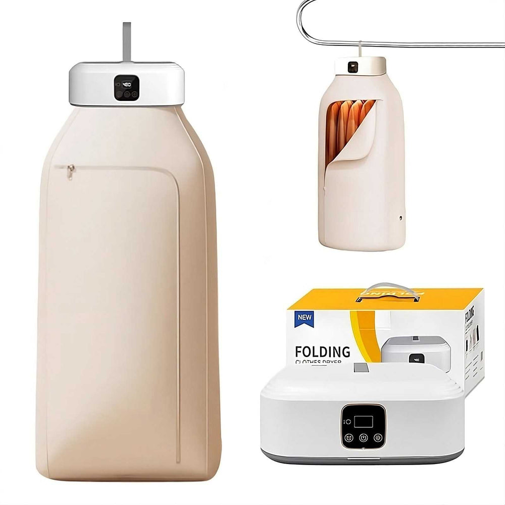 Portable Electric Clothes Dryer with Fast Heat-Dry Technology & UV Sterilizer – Ideal for Travel, Dorms & Delicates