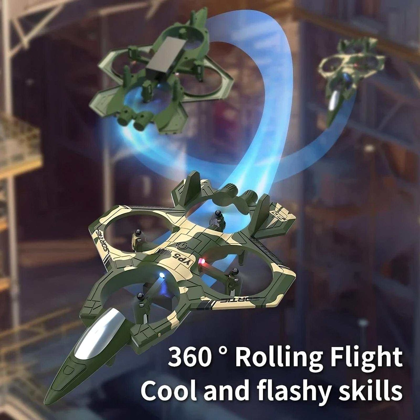 RC Foam Fighter Drone for Kids – Easy Control, Crash-Resistant Airplane