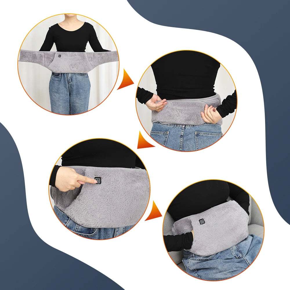 Electric Heating Waist Belt – Targeted Heat Therapy for Instant Pain Relief