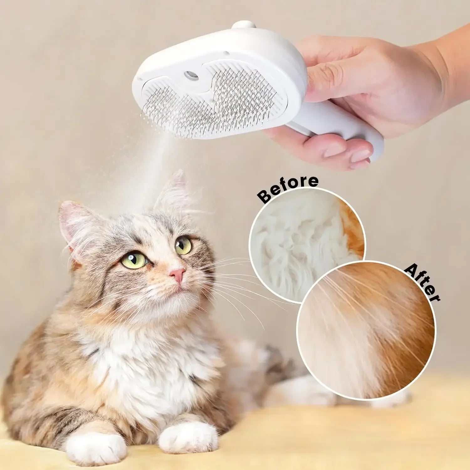 Pet Steam Grooming Comb