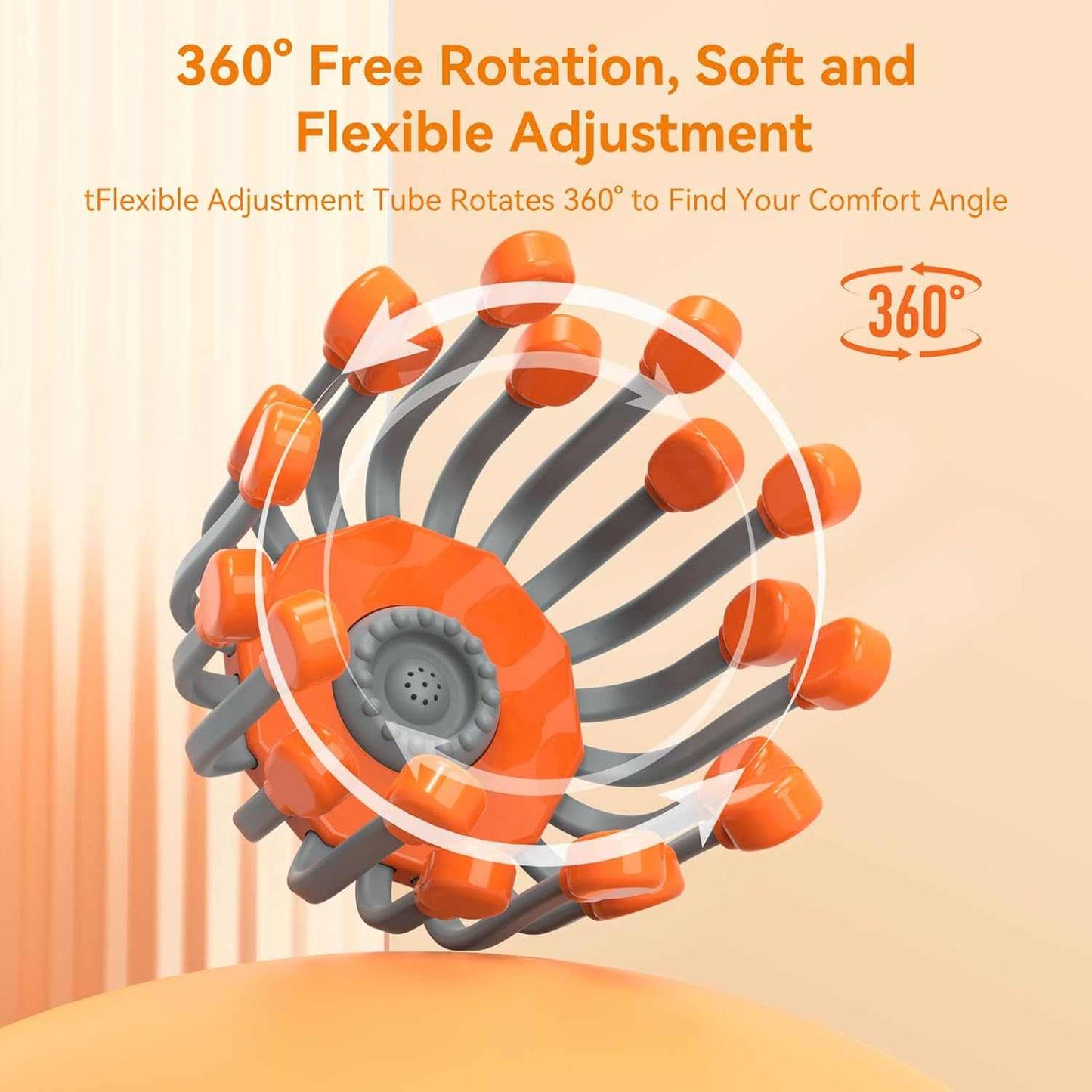 Relaxing Head Massager for Migraine Pain, Sinus Pressure & Stress